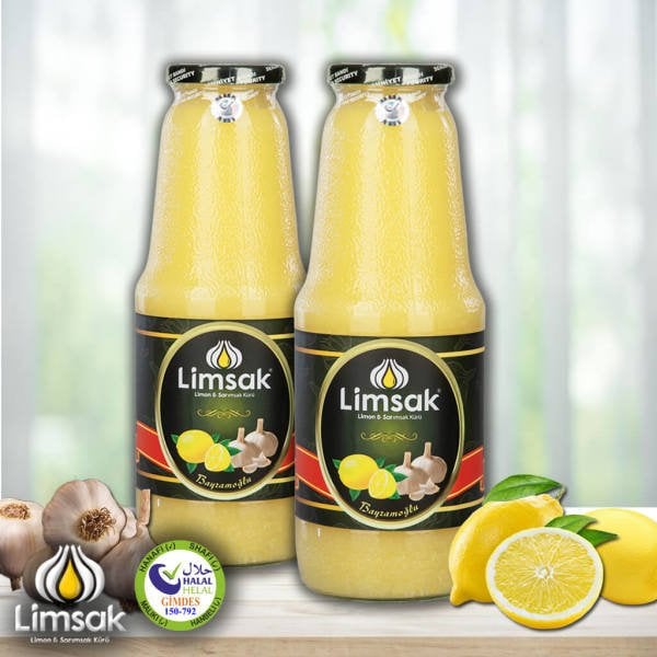 Limon Sarımsak Kürü 2lt Cam Şişe