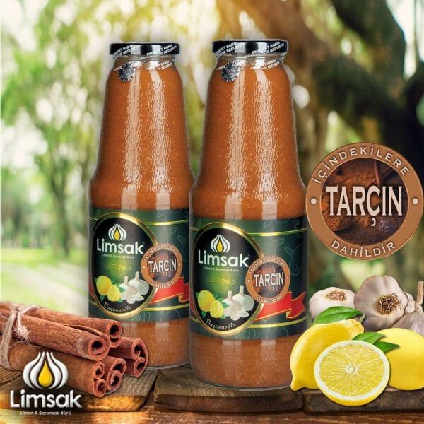 Tarçın Limon Sarımsak Kürü 2lt Cam Şişe